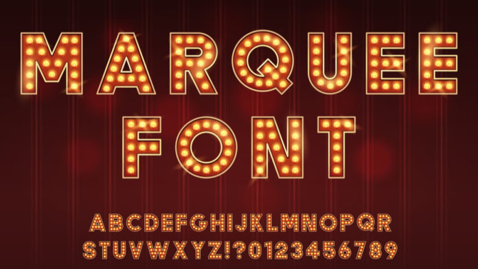 Marquee Lights Font