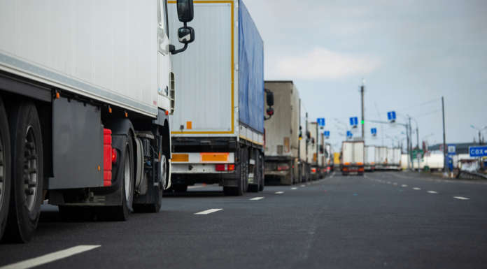 Truck-Blockade-at-Texas-Border