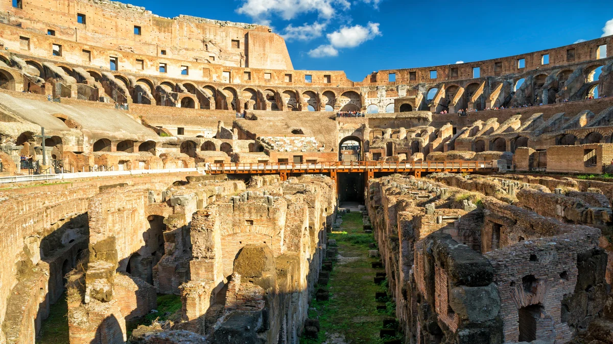 Visiting the Underground of the Colosseum