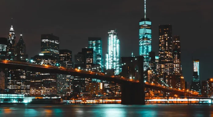 New York at night