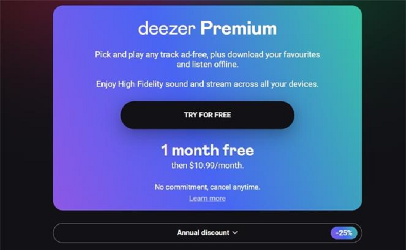 Deezer Premium 