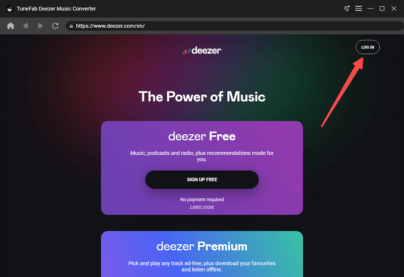 Deezer Web Player