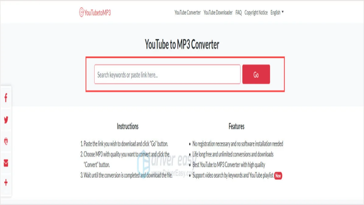 Paste the URL of the YouTube video