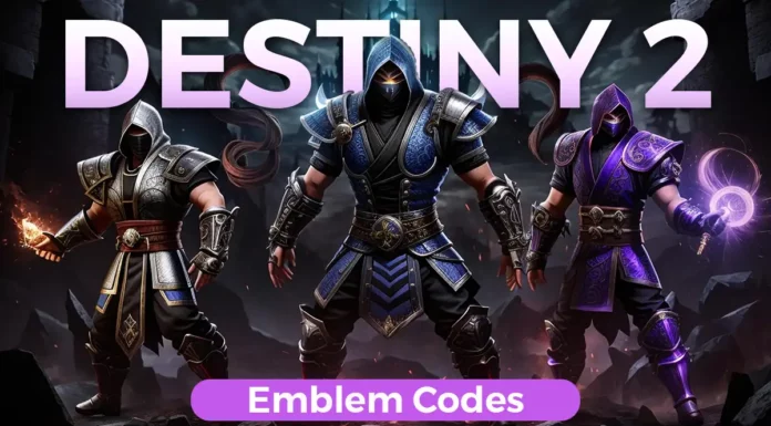 Destiny 2 emblem codes