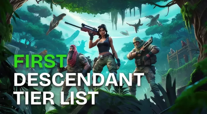 First Descendant tier list