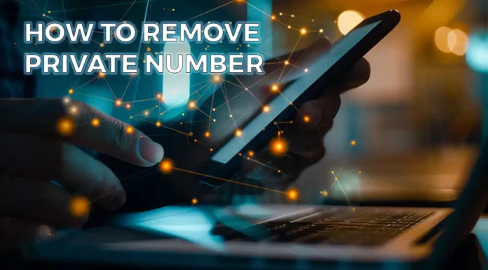 how to remove private number