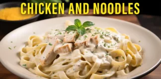 chicken and noodles