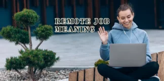 remote job meaning