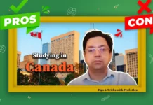 pros and cons of studying in Canada