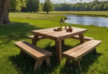 sustainable picnic tables