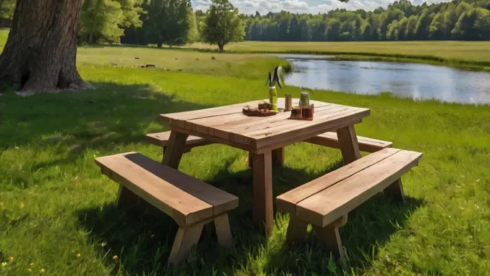 sustainable picnic tables