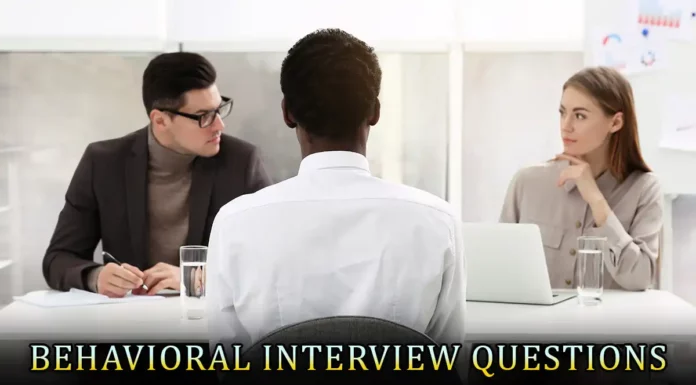 behavioral interview questions