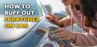 how to buff out scratches on car