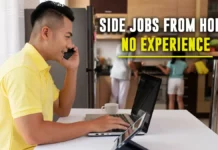 side jobs from home no experience