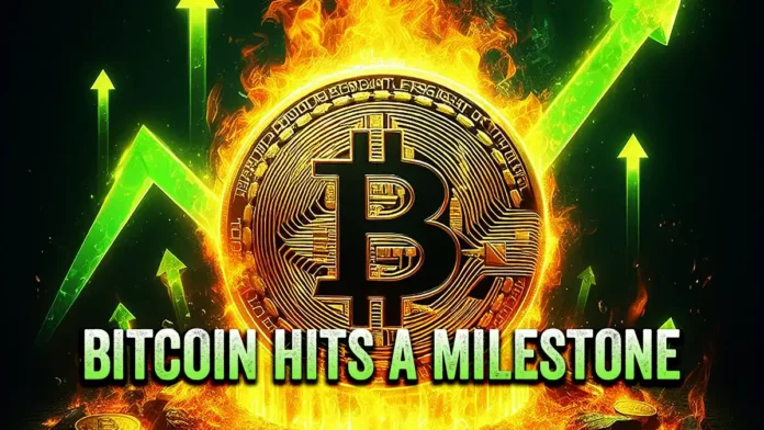 Bitcoin hits a milestone