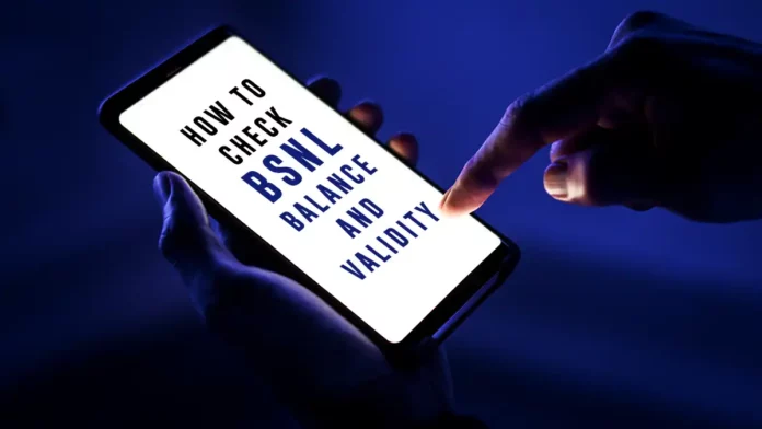 how to check BSNL balance and validity