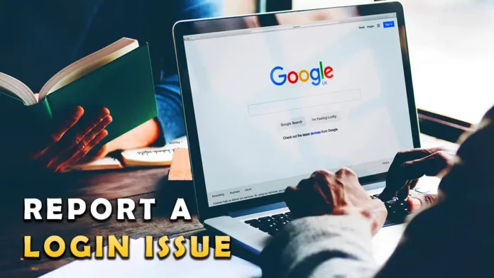 report a login issue