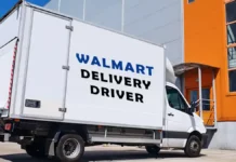 Walmart delivery driver