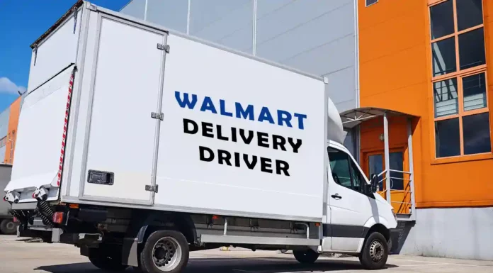 Walmart delivery driver