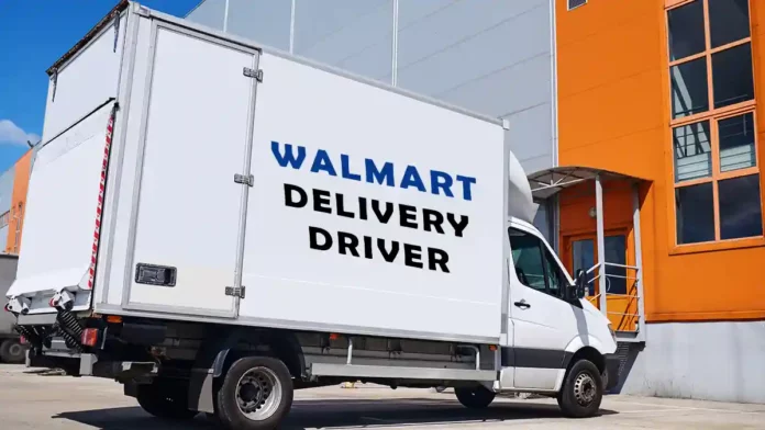 Walmart delivery driver