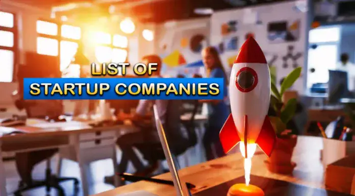 list of startup companies