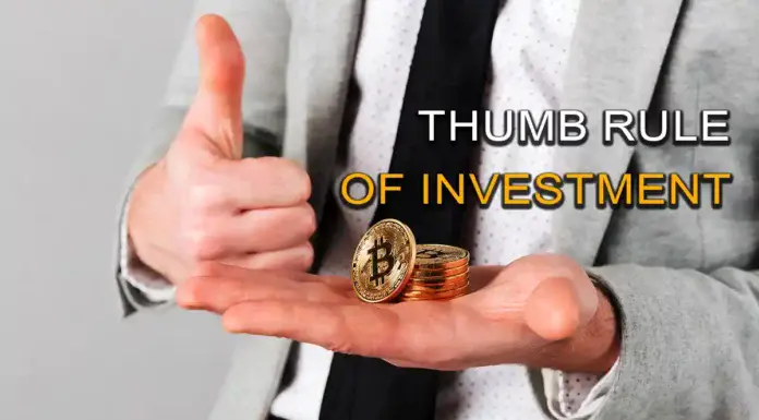 thumb rule of investment