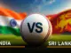 India Vs Sri Lanka T20