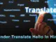 Sunder translate hello in hindi