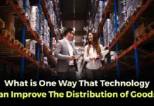 what is one way that technology can improve the distribution of goods?