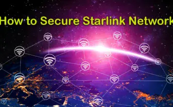 How to secure starlink network