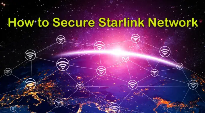 How to secure starlink network