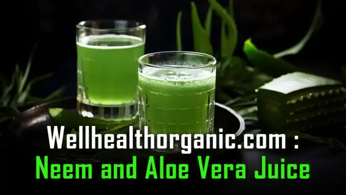 wellhealthorganic.com : neem and aloe vera juice