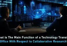 what is the main function of a technology transfer office with respect to collaborative research?