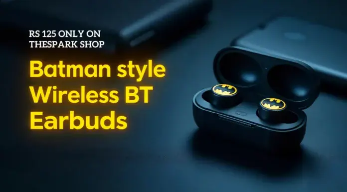 rs 125 only on thespark shop batman style wireless bt earbuds